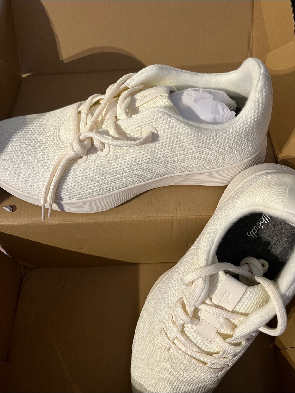Allbirds Tree Runner NZ Men’s 12.5 Natural White Sneakers New in Box